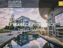 Tablet Screenshot of harpercorp.com